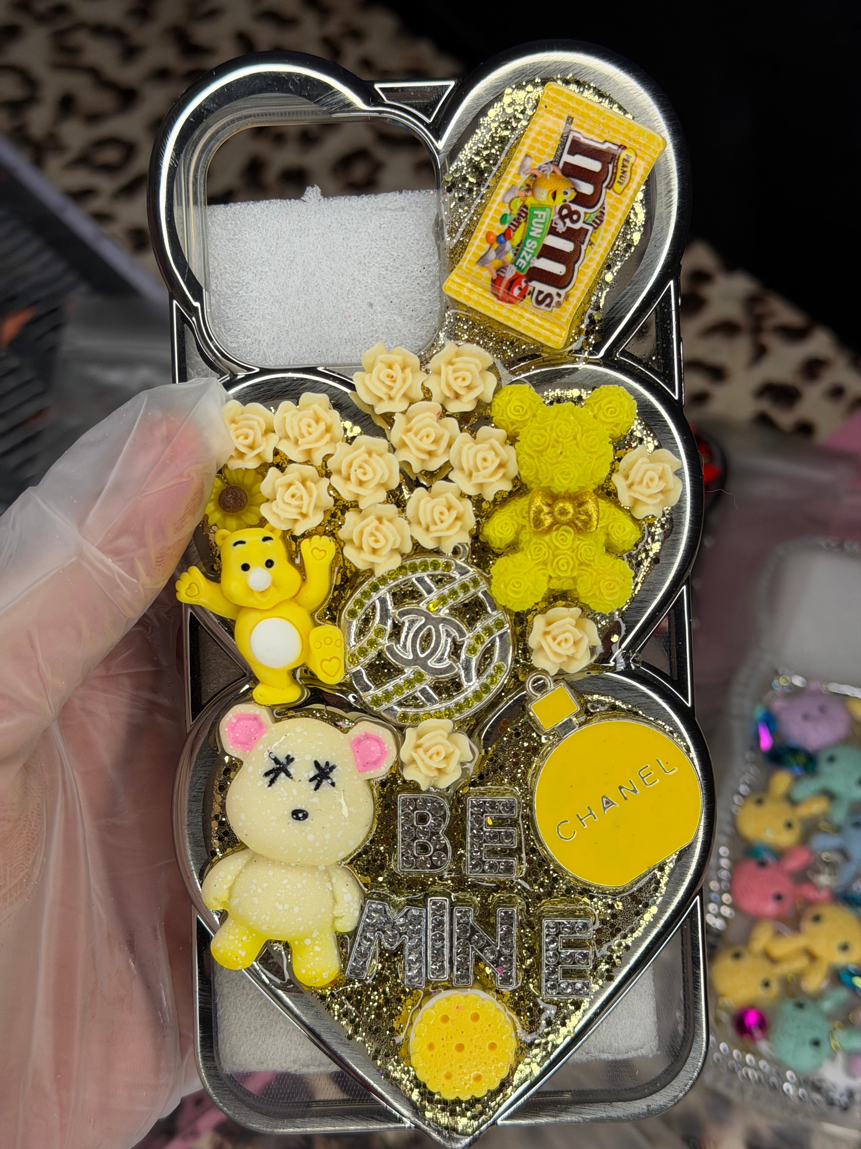 Yellow “BE MINE” IPHONE CASE