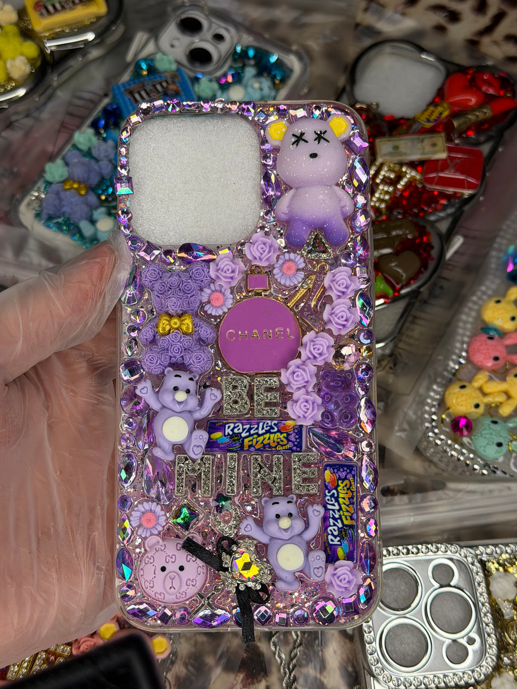 “Purple be mine” iPhone case