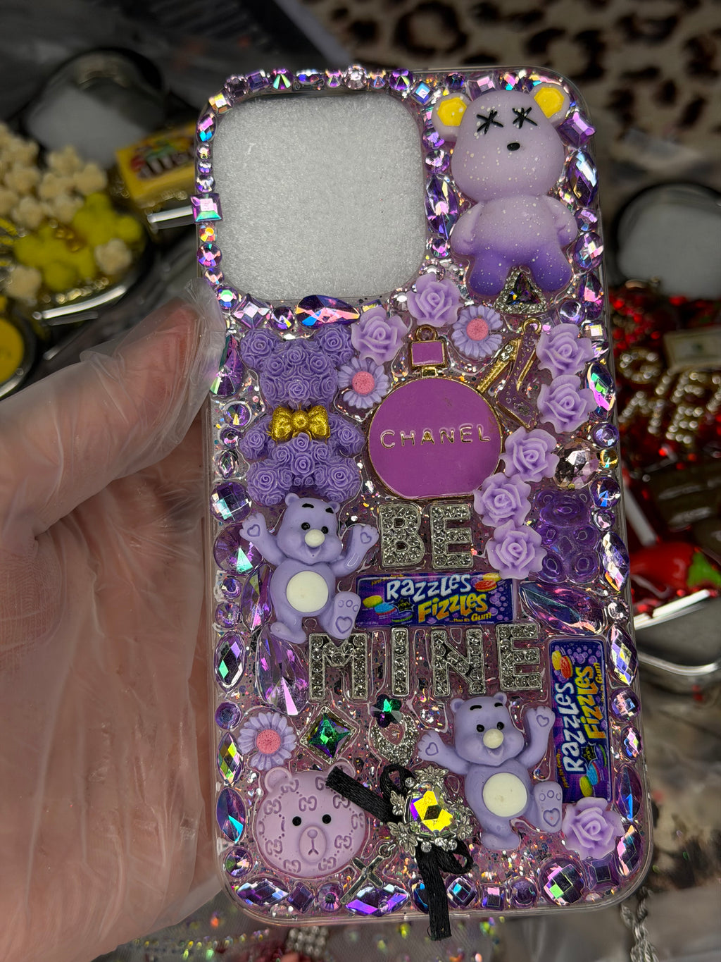 “Purple be mine” iPhone case