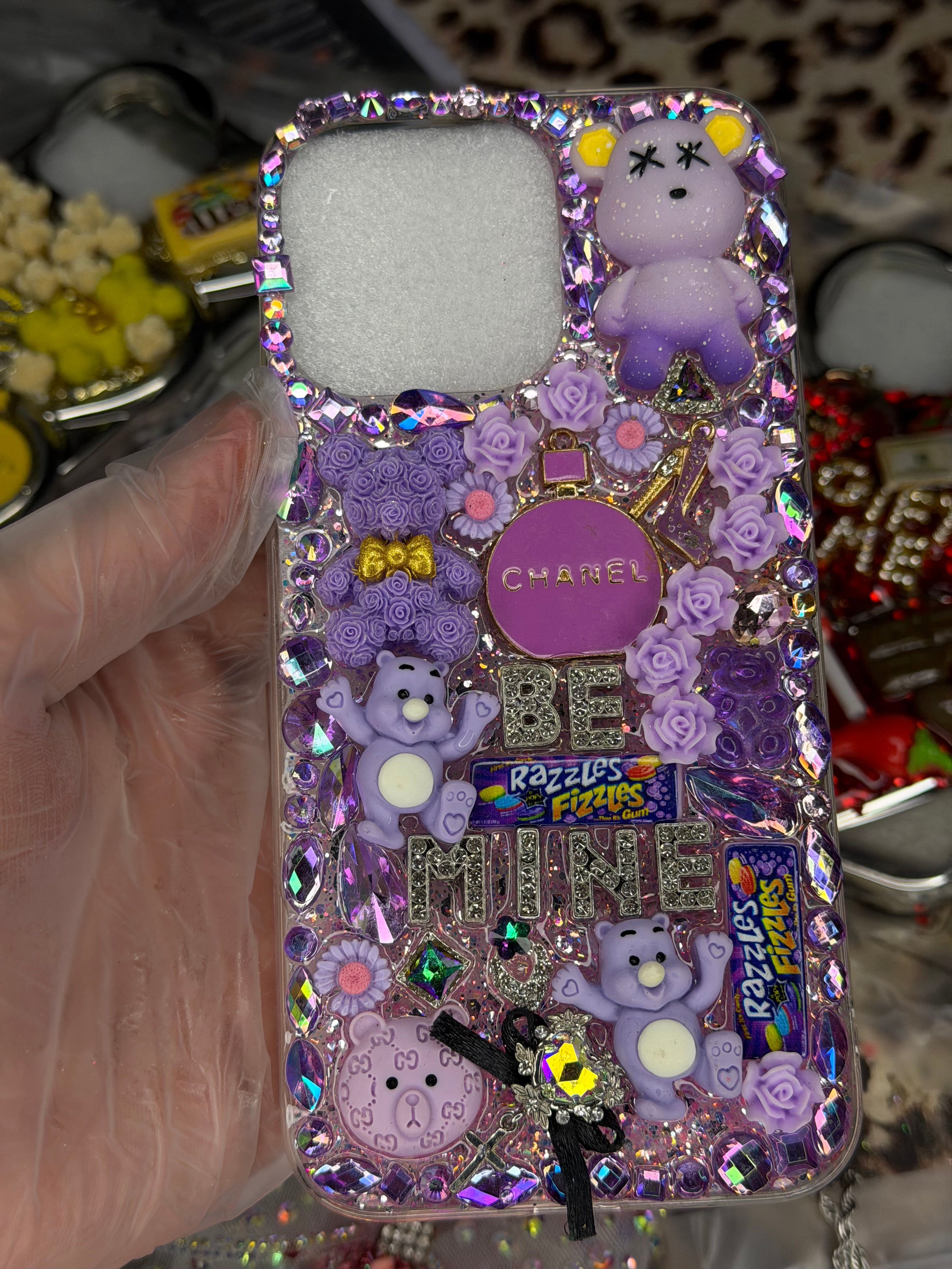 “Purple be mine” iPhone case