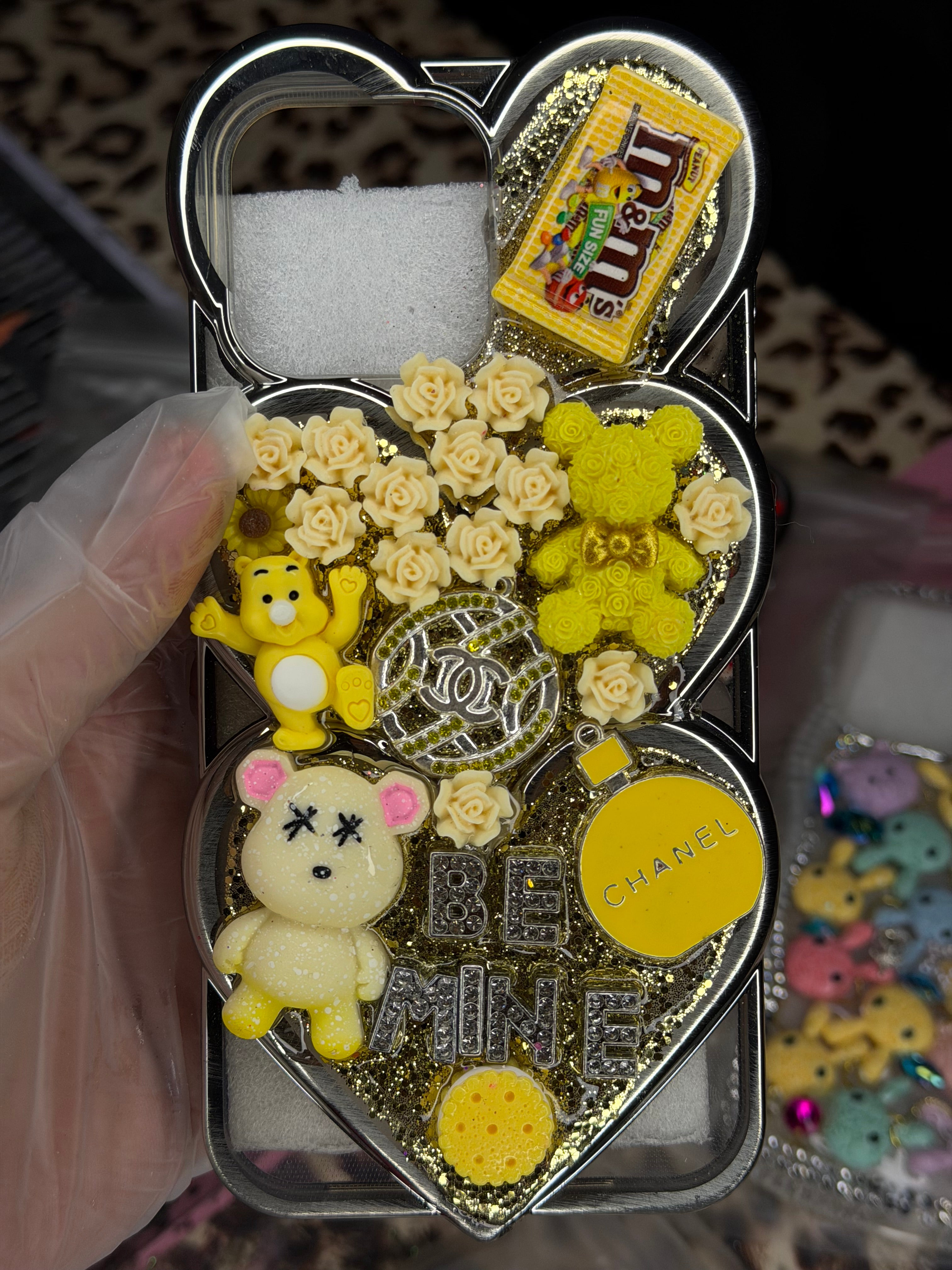Yellow “BE MINE” IPHONE CASE