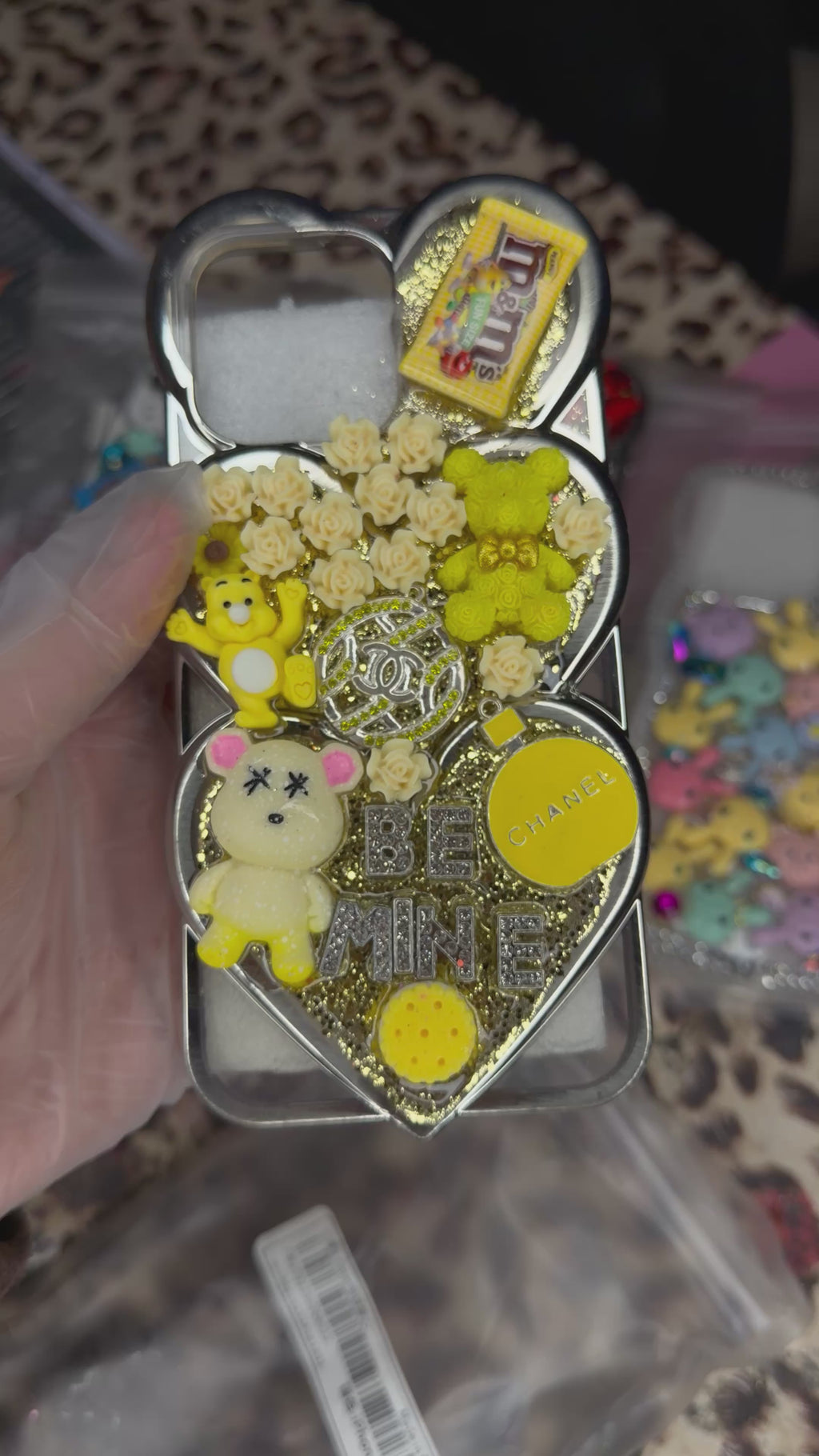 Yellow “BE MINE” IPHONE CASE