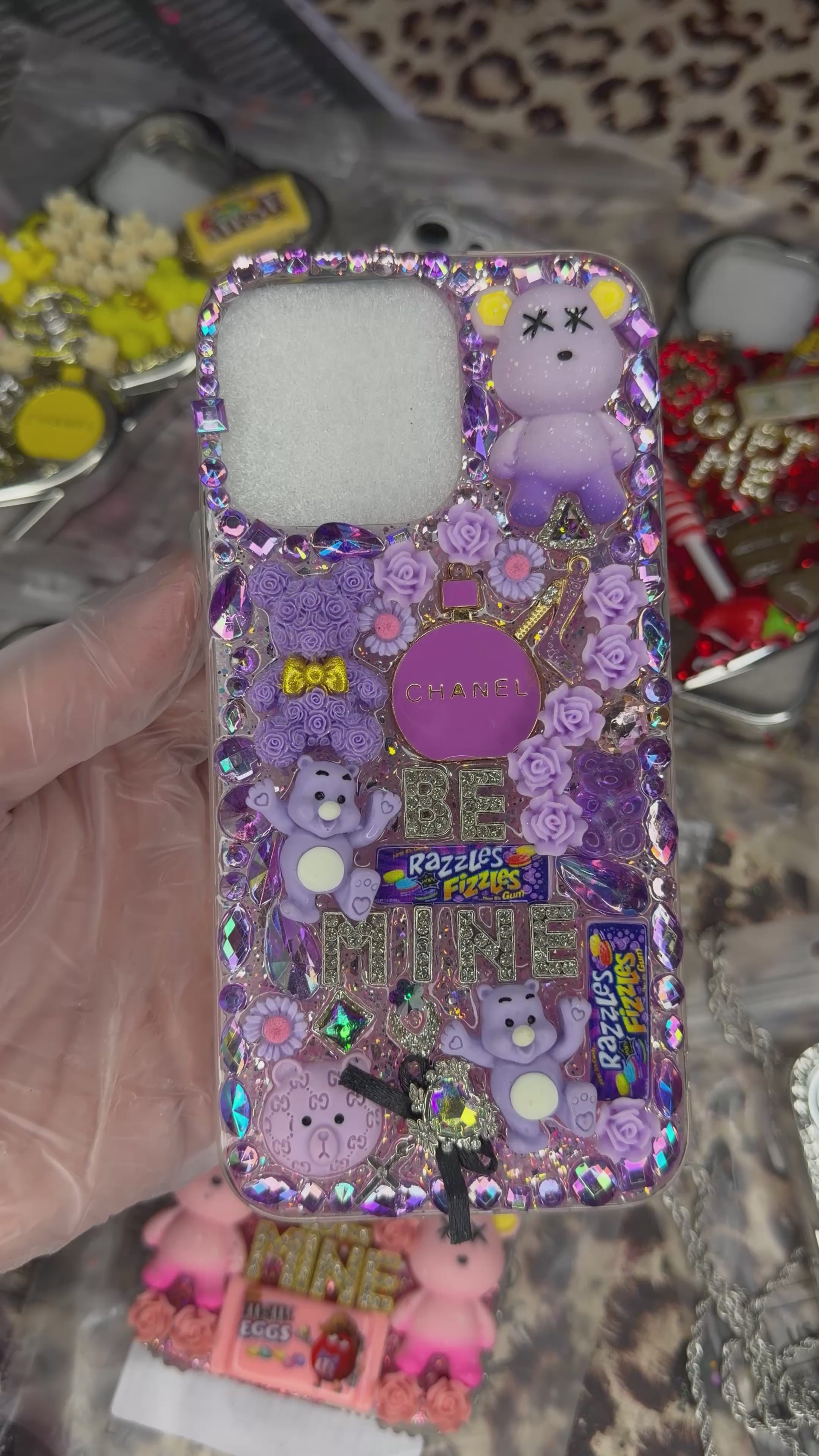 “Purple be mine” iPhone case